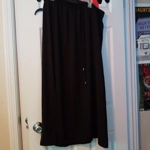 Long black skirt